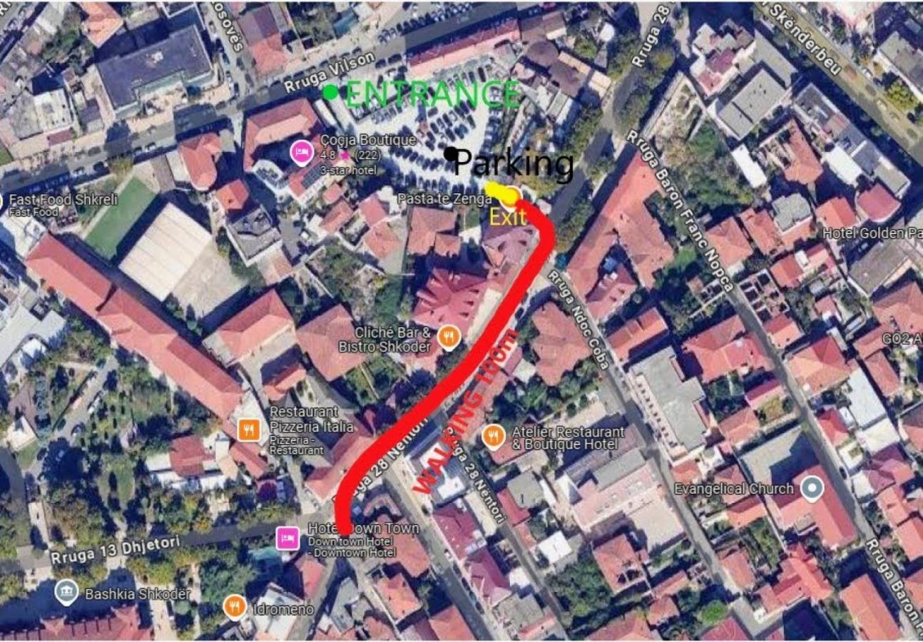 Downtown Hotel Shkodër 外观 照片